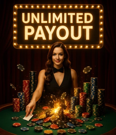 Permainan Live Casino dengan Payout Tak Terbatas